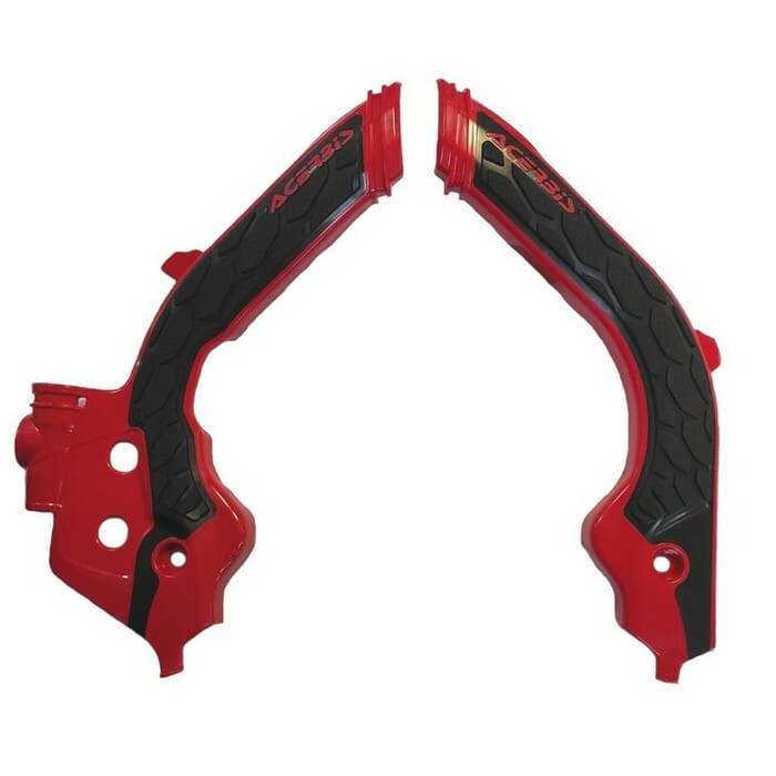 0023600-349-P-IPC02VTN PROTEÇÕES DE QUADRO ACERBIS X-GRIP HUSQVARNA TC/FC 19-22 TE/FE 20-23 GASGAS EC 250/300 21-23 - PRETO/VERMELHO - Image 1