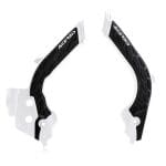 PROTEÇÕES DE QUADRO ACERBIS X-GRIP HUSQVARNA TC/FC 19-22 TE/FE 20-23 GASGAS EC 250/300 21-23 - PRETO/BRANCO