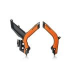 PROTEÇÕES DE QUADRO ACERBIS X-GRIP KTM EXC/EXC-F 20-23 - LARANJA
