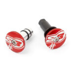 TOPOS DE GUIADOR S3 12mm - VERMELHO