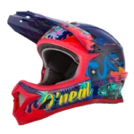 CAPACETE CRIANÇA ONEAL SONUS REX - AZUL/VERMELHO